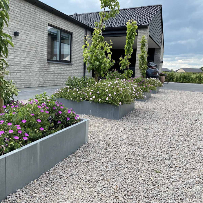 Højbed modulopbygget i 1 mm  galvaniseret stål, uden bund