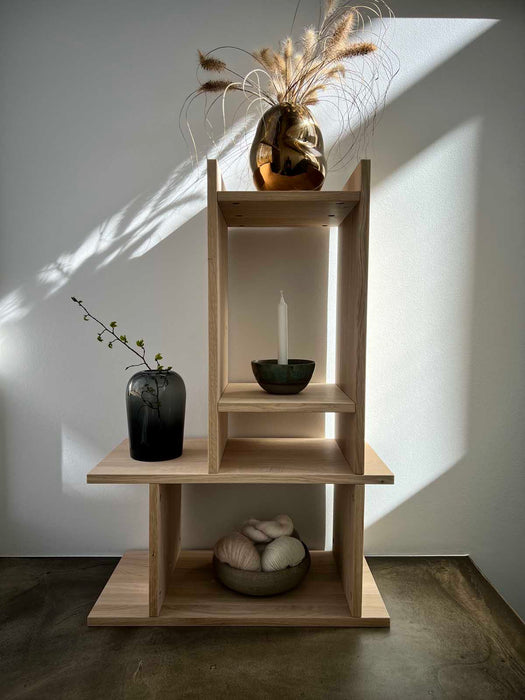 Small bookcase - EVOLVE - in solid oak