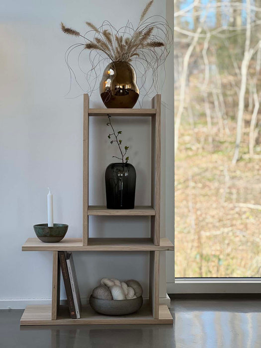 Small bookcase - EVOLVE - in solid oak