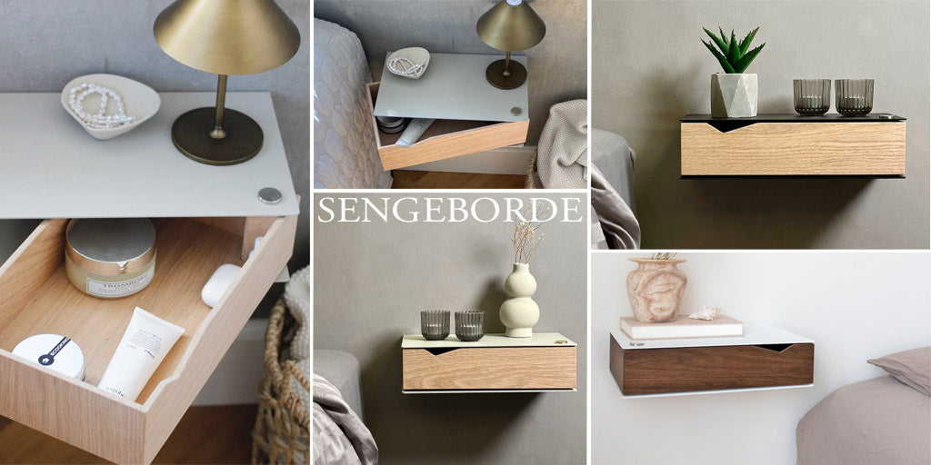 Væghængte sengeborde
