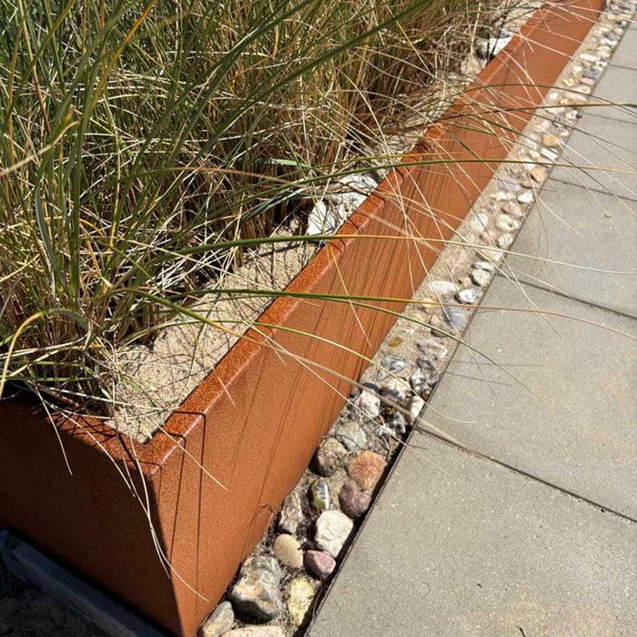 Fuldsvejst Corten Højbed, uden bund