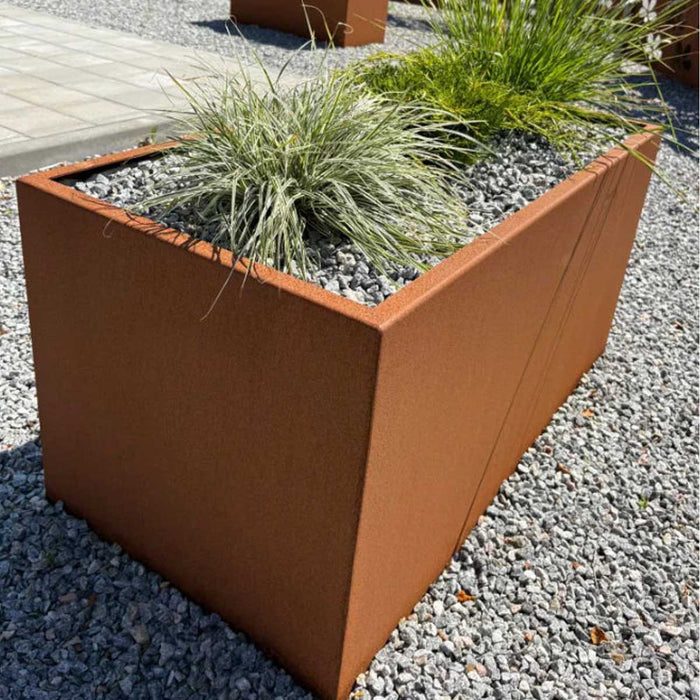 Fuldsvejst Corten Højbed, uden bund