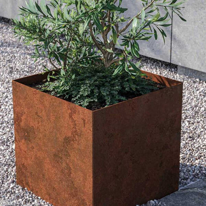 Fuldsvejst Corten Højbed, uden bund