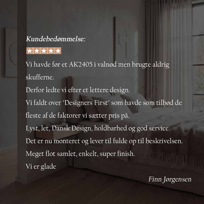 Wand-Nachttisch: 2 Stk. - BESIDE - weiß mit Schublade aus Eichenholz