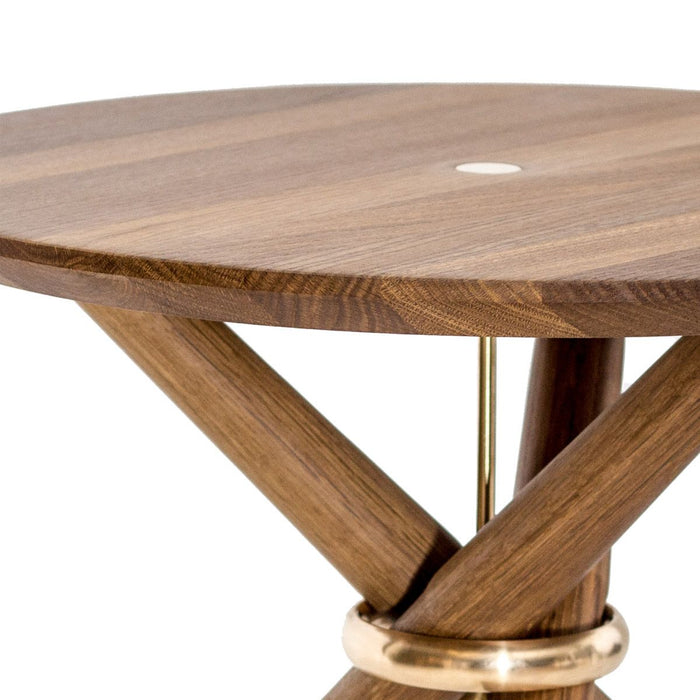 Coffee table - FAWN - in solid smoked oak